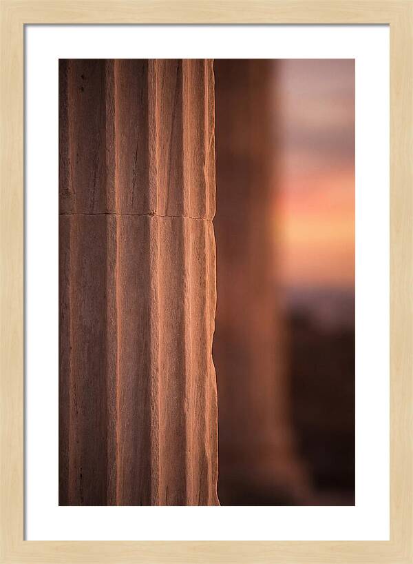 Dramatic Fluting Of Doric Columns
