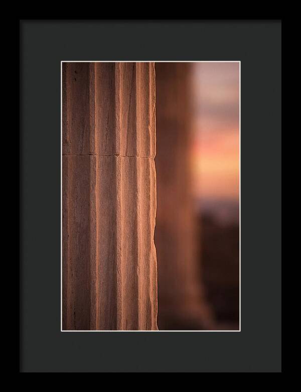 Dramatic Fluting Of Doric Columns