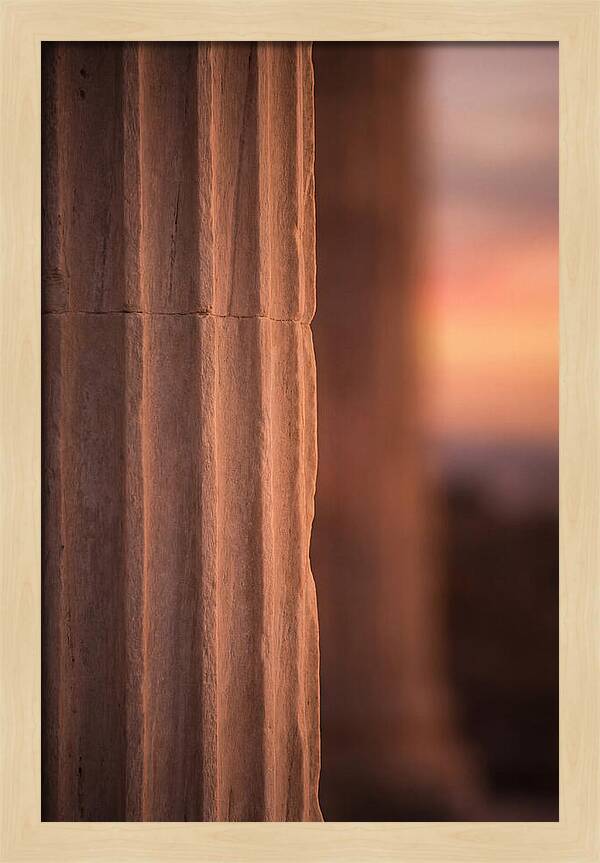 Dramatic Fluting Of Doric Columns