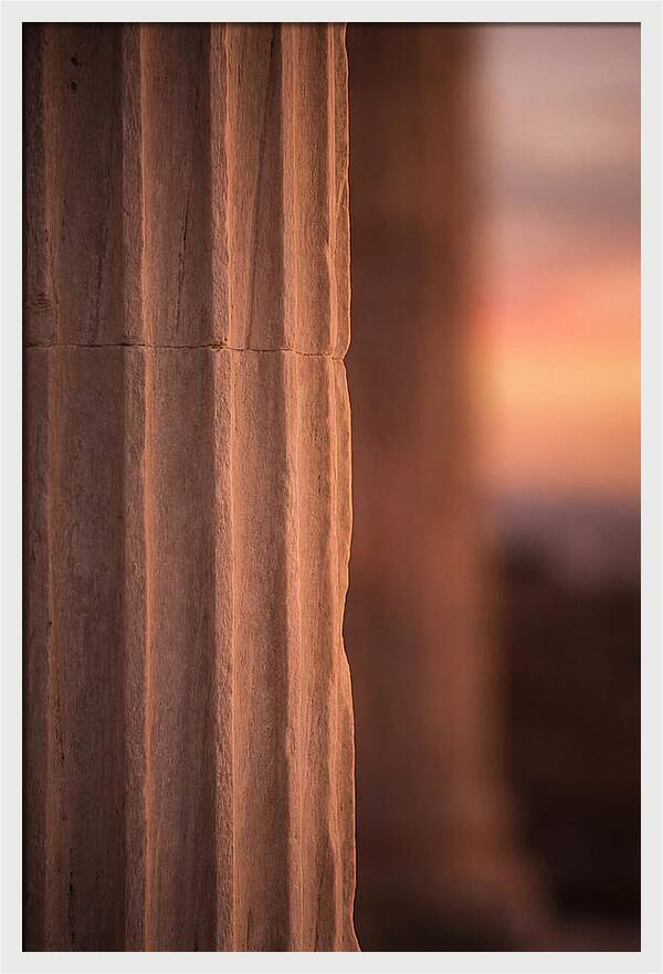 Dramatic Fluting Of Doric Columns