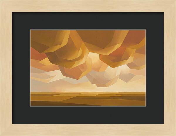 Dramatic Mammatus Clouds At Sunset