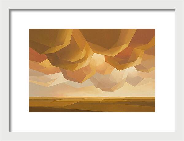 Dramatic Mammatus Clouds At Sunset