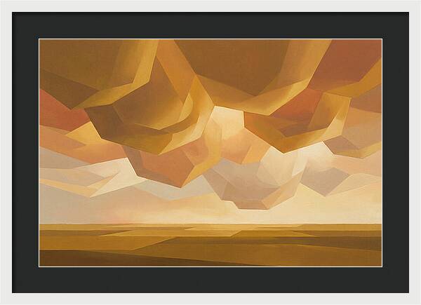 Dramatic Mammatus Clouds At Sunset