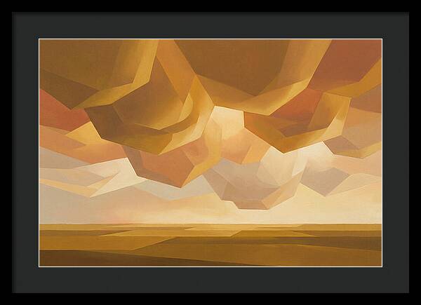 Dramatic Mammatus Clouds At Sunset