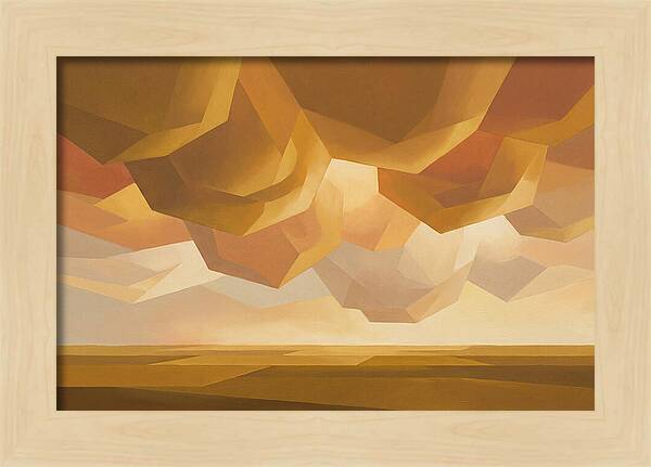Dramatic Mammatus Clouds At Sunset