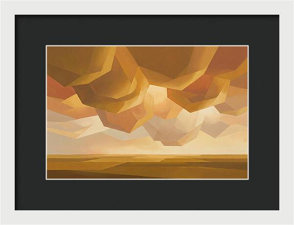 Dramatic Mammatus Clouds At Sunset