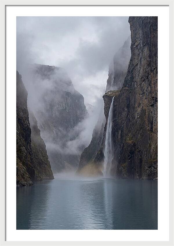 Dramatic Norwegian Fjord Passage