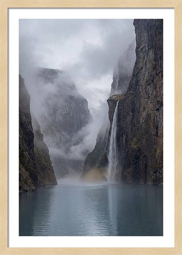 Dramatic Norwegian Fjord Passage