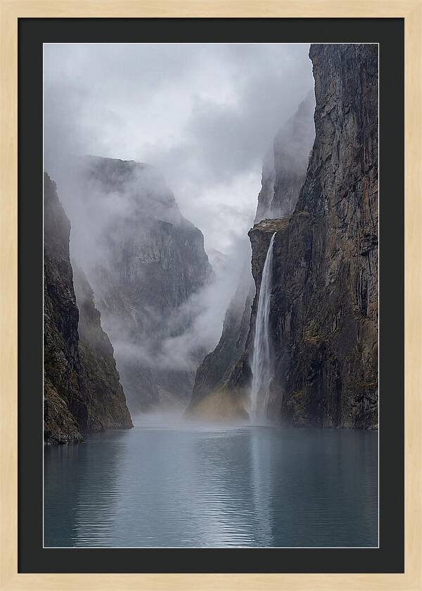 Dramatic Norwegian Fjord Passage