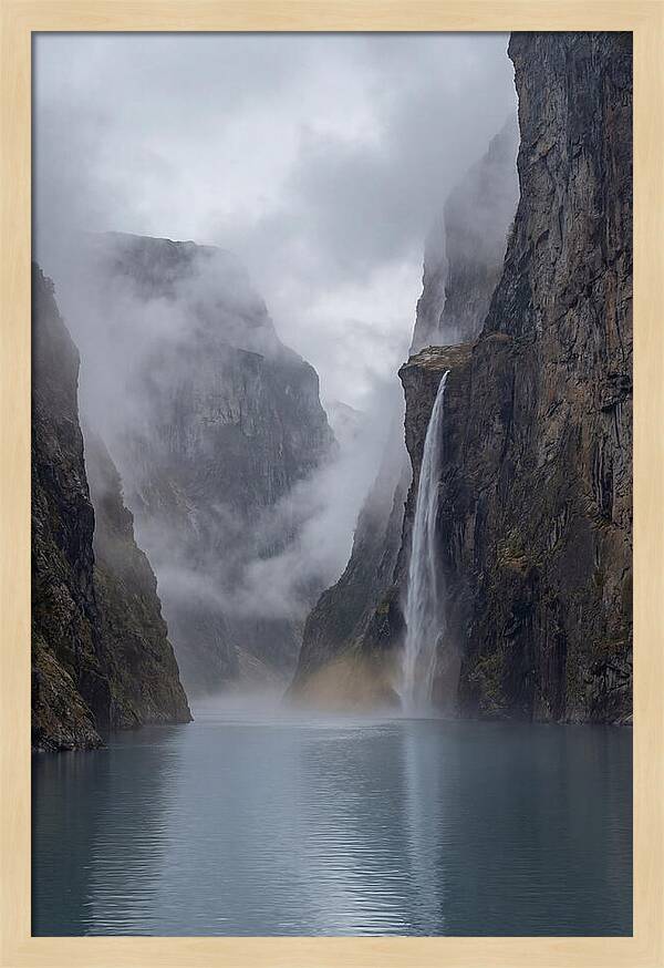 Dramatic Norwegian Fjord Passage
