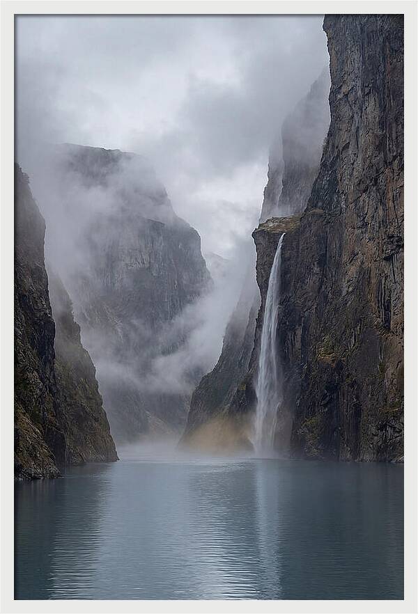 Dramatic Norwegian Fjord Passage