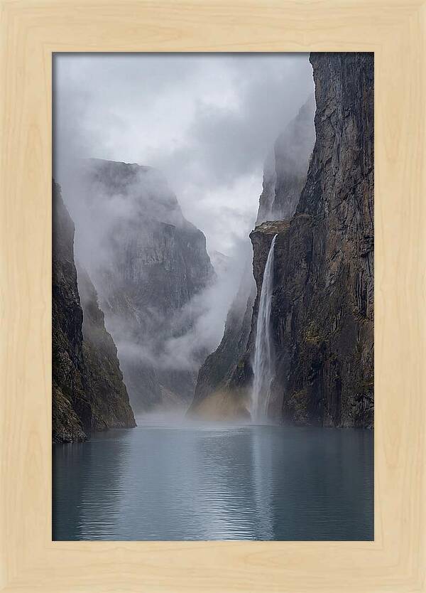 Dramatic Norwegian Fjord Passage