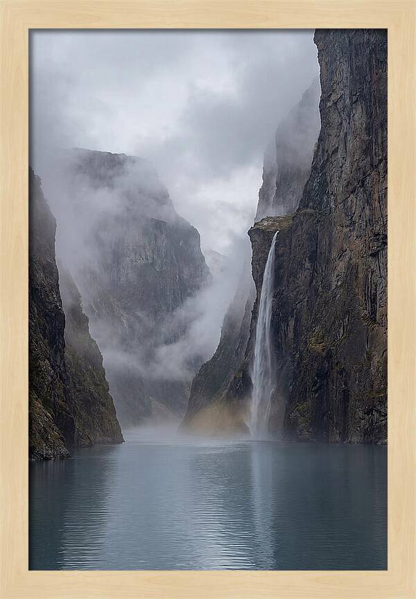 Dramatic Norwegian Fjord Passage