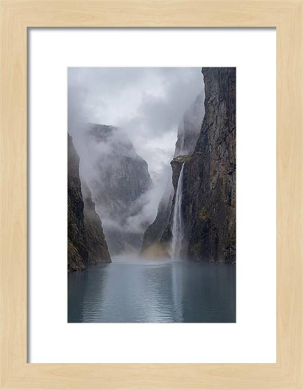 Dramatic Norwegian Fjord Passage