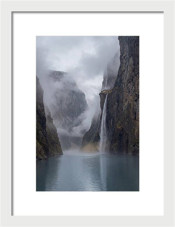Dramatic Norwegian Fjord Passage