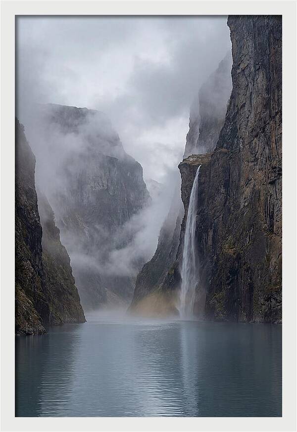 Dramatic Norwegian Fjord Passage