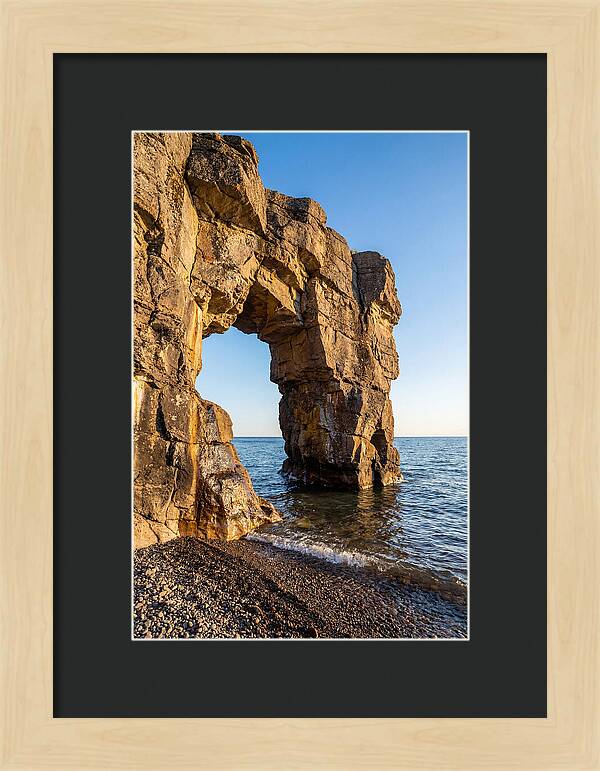 Dramatic Sea Arch At Apostle Islands