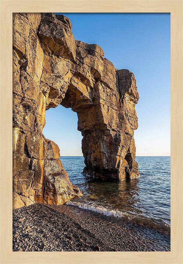Dramatic Sea Arch At Apostle Islands