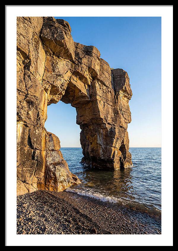 Dramatic Sea Arch At Apostle Islands