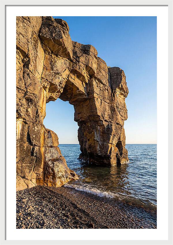 Dramatic Sea Arch At Apostle Islands