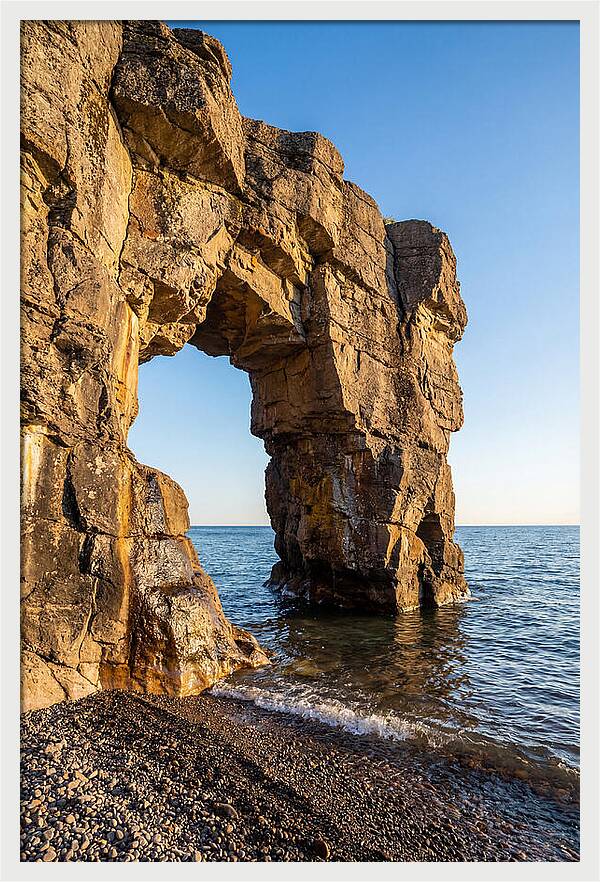 Dramatic Sea Arch At Apostle Islands