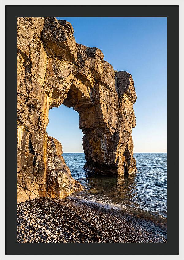 Dramatic Sea Arch At Apostle Islands