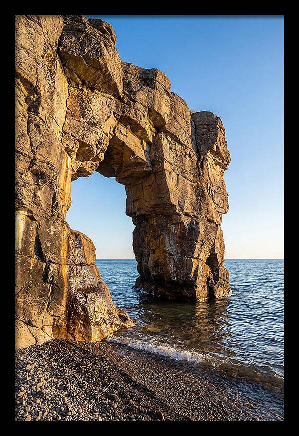 Dramatic Sea Arch At Apostle Islands