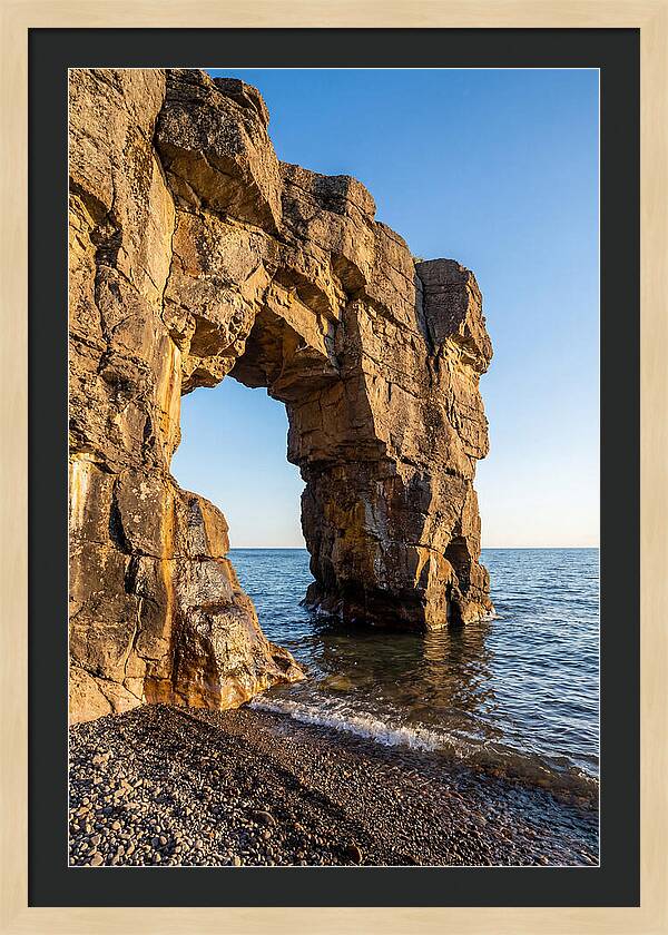 Dramatic Sea Arch At Apostle Islands