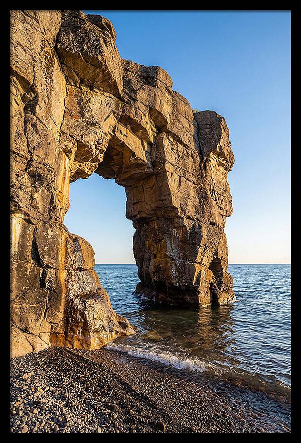 Dramatic Sea Arch At Apostle Islands