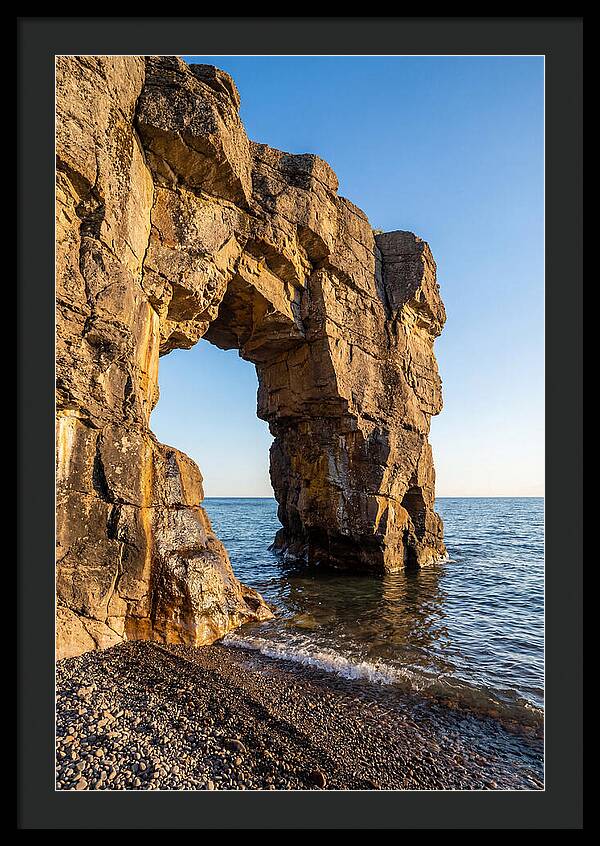 Dramatic Sea Arch At Apostle Islands