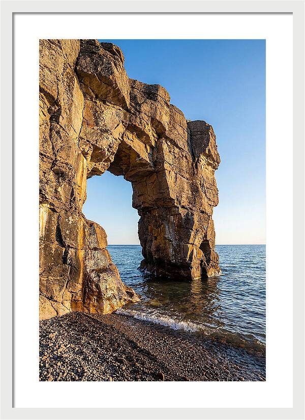 Dramatic Sea Arch At Apostle Islands