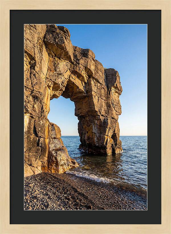 Dramatic Sea Arch At Apostle Islands