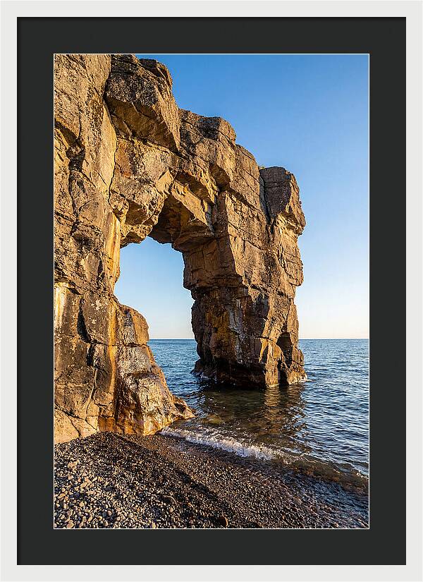 Dramatic Sea Arch At Apostle Islands