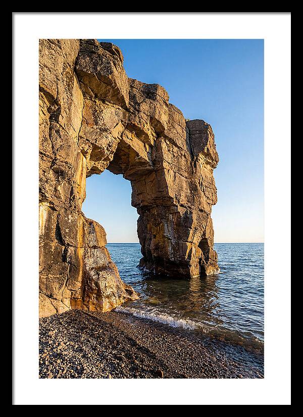 Dramatic Sea Arch At Apostle Islands