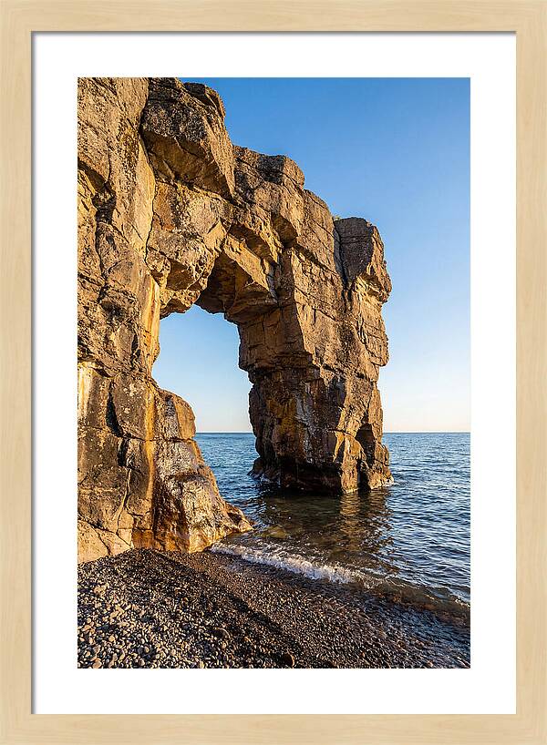 Dramatic Sea Arch At Apostle Islands