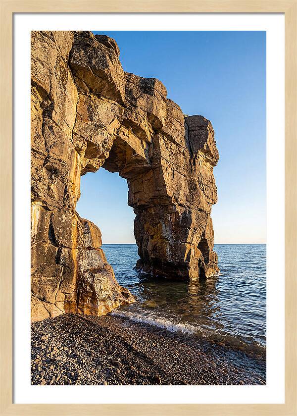 Dramatic Sea Arch At Apostle Islands