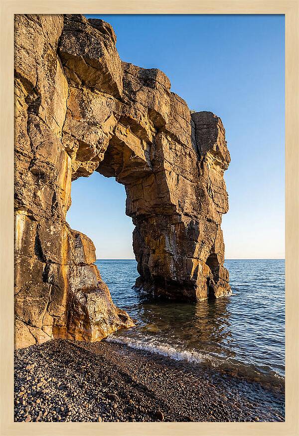 Dramatic Sea Arch At Apostle Islands