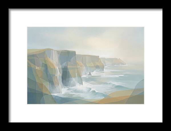 Dramatic Sea Cliffs And Waves