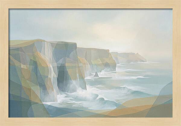 Dramatic Sea Cliffs And Waves
