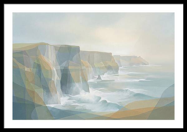 Dramatic Sea Cliffs And Waves