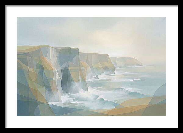 Dramatic Sea Cliffs And Waves