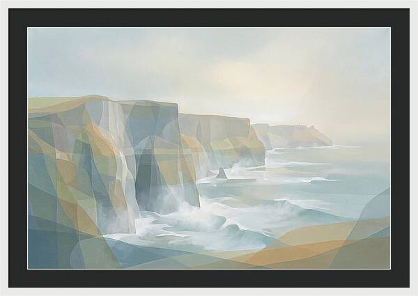 Dramatic Sea Cliffs And Waves