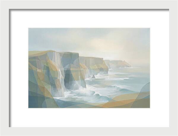 Dramatic Sea Cliffs And Waves