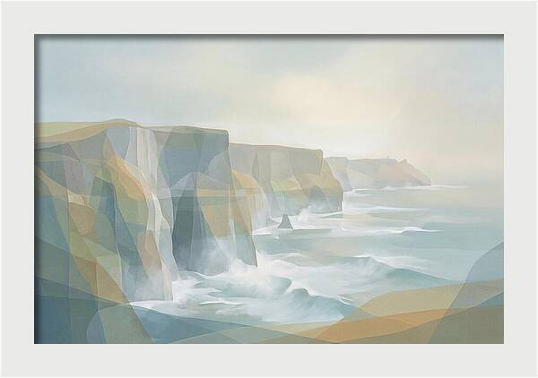 Dramatic Sea Cliffs And Waves