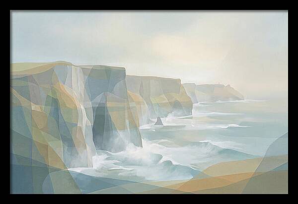 Dramatic Sea Cliffs And Waves