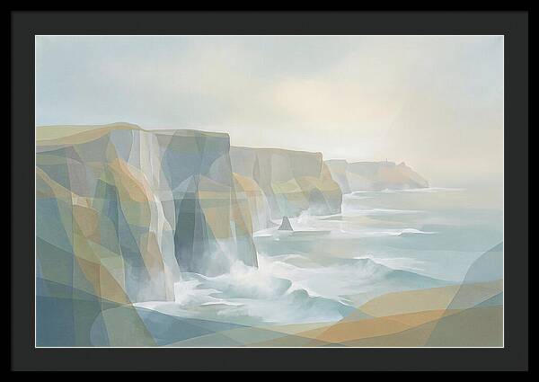Dramatic Sea Cliffs And Waves