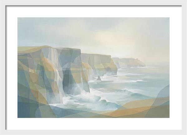 Dramatic Sea Cliffs And Waves