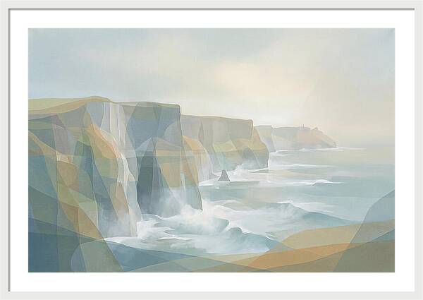 Dramatic Sea Cliffs And Waves
