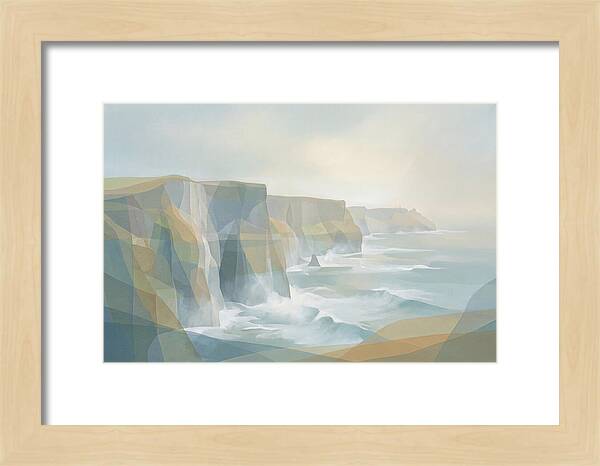 Dramatic Sea Cliffs And Waves