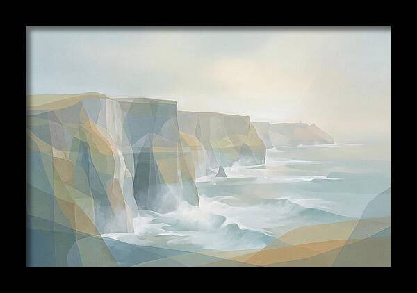 Dramatic Sea Cliffs And Waves